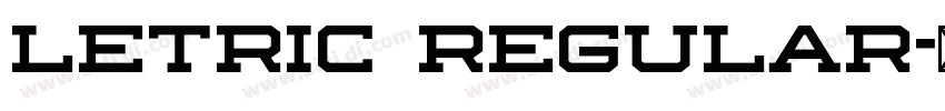 Letric Regular字体转换 Letric Regular字体转换